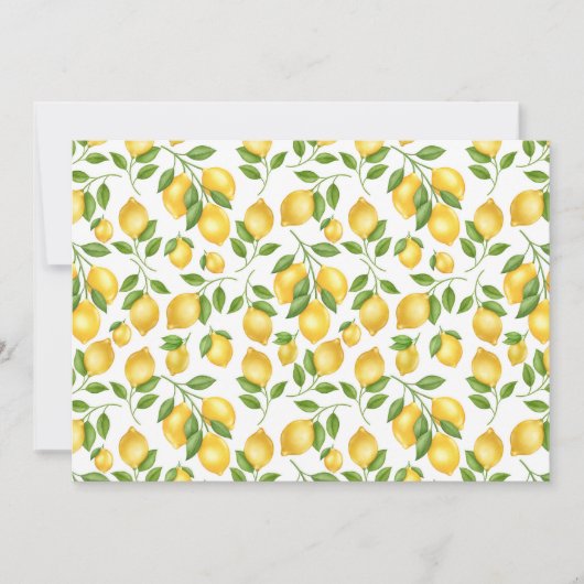 Unique Lemons Note Card ノートカード (正面)