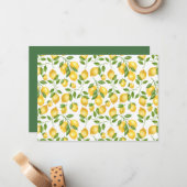 Unique Lemons Note Card ノートカード (正面/裏面インサイチュ)