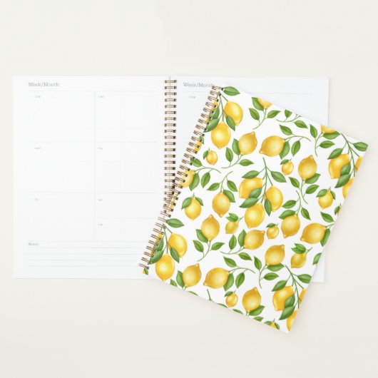 Unique Lemons Planner Journal プランナー手帳 (ディスプレー)