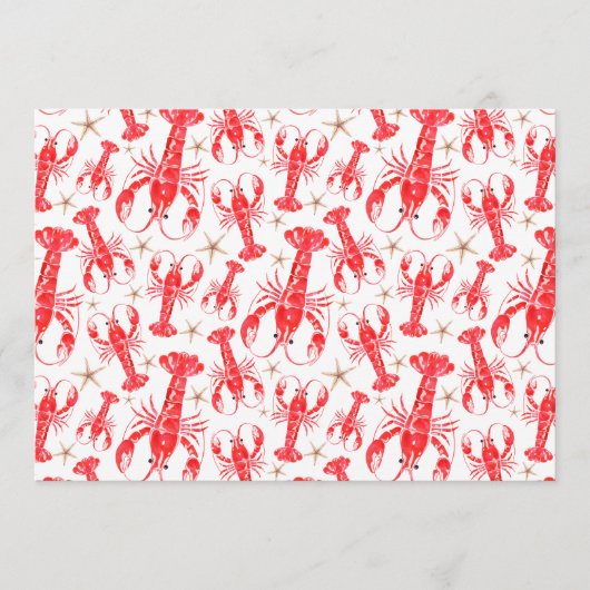 Unique Lobsters Note Card ノートカード (正面)