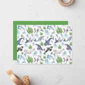 Unique Marine Life Note Card ノートカード (正面/裏面インサイチュ)