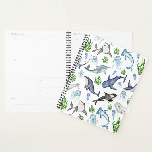 Unique Marine Life Planner Journal プランナー手帳 (ディスプレー)