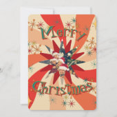 Unique Mid Century Modern Atomic Art Family Photo 招待状 (正面)