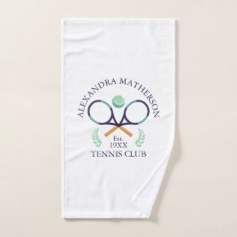 Unique Modern Club Sports Team Player Women Tennis ハンドタオル