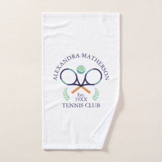 Unique Modern Club Sports Team Player Women Tennis ハンドタオル