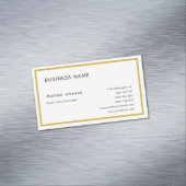 Unique modern professional metallic gold color  マグネット名刺 (インサイチュ)