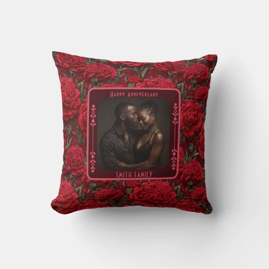 Unique Mr And Mrs Golden Anniversary  Throw Pillow クッション (正面)