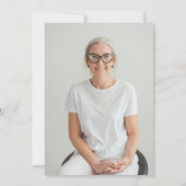 Unique Newspaper Birthday Party Invitation 招待状 (裏面)