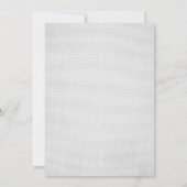 Unique Newspaper Photo Aesthetic Baby Shower 招待状 (裏面)