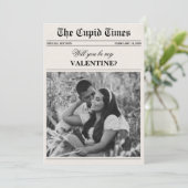 Unique Newspaper Photo Valentine's Day Card シーズンカード (スタンド正面)