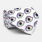 Unique One of a Kind Colourful Eyes Neck Tie ネクタイ (ロール)