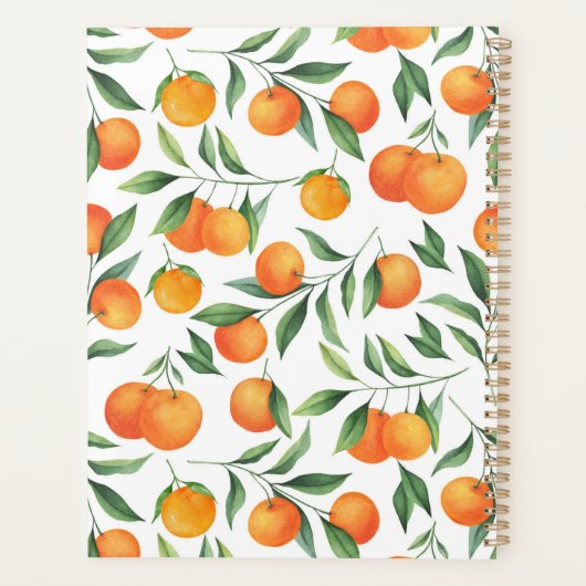 Unique Oranges Planner Journal プランナー手帳 (裏面)