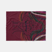 Unique Original Animation Blanket フリースブランケット (正面(横))