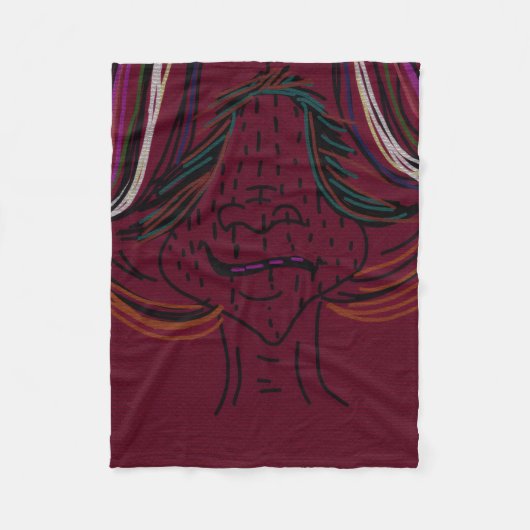 Unique Original Animation Blanket フリースブランケット (正面)