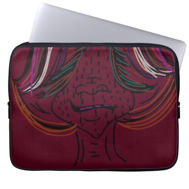 Unique Original Animation Laptop Sleeve ラップトップスリーブ (正面)