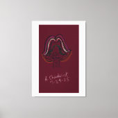 Unique Original Animation Stretched Canvas キャンバスプリント (正面)