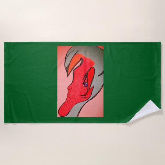 Unique Original Character Art  ビーチタオル (正面)