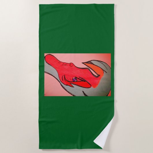 Unique Original Character Art  ビーチタオル (正面)