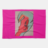 Unique Original Character Art Kitchen Towel キッチンタオル (横)