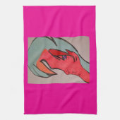 Unique Original Character Art Kitchen Towel キッチンタオル (縦)