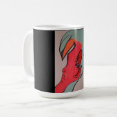 Unique Original Character Art Mug コーヒーマグカップ (正面左)