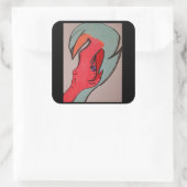 Unique Original Character Art Sticker Sheets スクエアシール (バッグ)