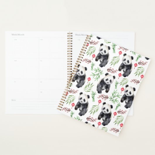 Unique Pandas Planner Journal プランナー手帳 (ディスプレー)