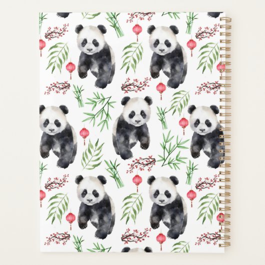 Unique Pandas Planner Journal プランナー手帳 (裏面)