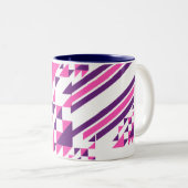 unique patten design mug ツートーンマグカップ (正面右)