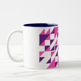 unique patten design mug ツートーンマグカップ