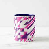 unique patten design mug ツートーンマグカップ (中央)