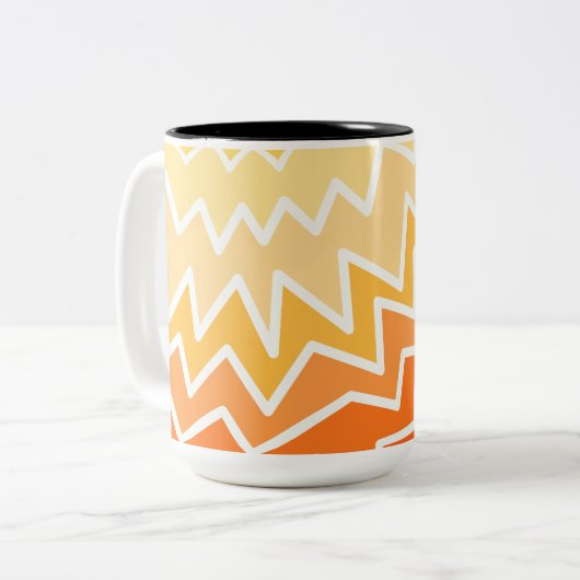 Unique Pattern  ツートーンマグカップ (正面左)