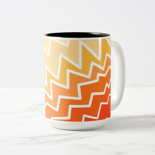 Unique Pattern ツートーンマグカップ (正面右)