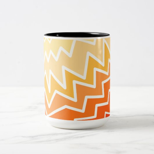 Unique Pattern  ツートーンマグカップ (中央)