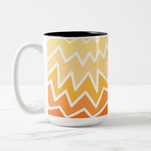 Unique Pattern ツートーンマグカップ (左)