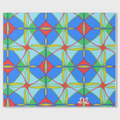 Unique Pattern Abstract  Wrapping Paper ラッピングペーパー (フラット)