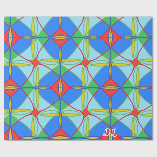 Unique Pattern Abstract  Wrapping Paper ラッピングペーパー (フラット)