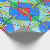 Unique Pattern Abstract  Wrapping Paper ラッピングペーパー (角)