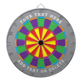 Unique Personalized Customizable Dartboard ダーツボード (正面)