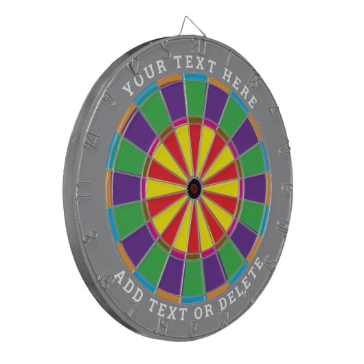 Unique Personalized Customizable Dartboard ダーツボード (正面左)
