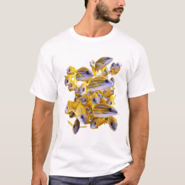 Unique Photo Art Shirt - Yellow Fishes Tシャツ