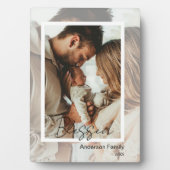 Unique Photo on Photo Tabletop Plaque  Easel フォトプラーク (正面)