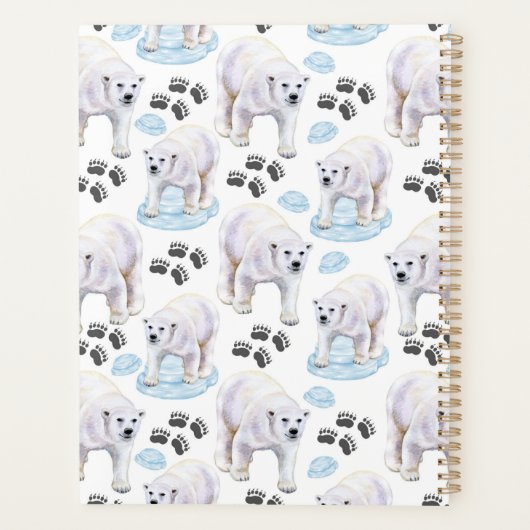Unique Polar Bears Planner Journal プランナー手帳 (裏面)