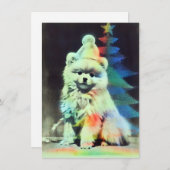 Unique Pomeranian Christmas Cards シーズンカード (正面/裏面)