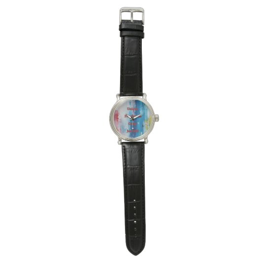 Unique - Prestigious - Crazy - Just ME 腕時計 (フラット)