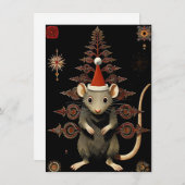 Unique Rat Christmas Cards シーズンカード (正面/裏面)