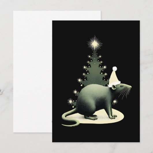 Unique Rat Christmas Cards シーズンカード (正面/裏面)