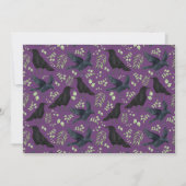 Unique Ravens Note Card in Purple ノートカード (正面)