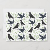Unique Ravens Note Card in White ノートカード (正面)
