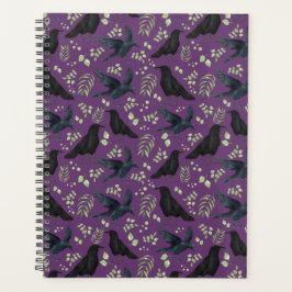 Unique Ravens Planner Journal in Purple プランナー手帳